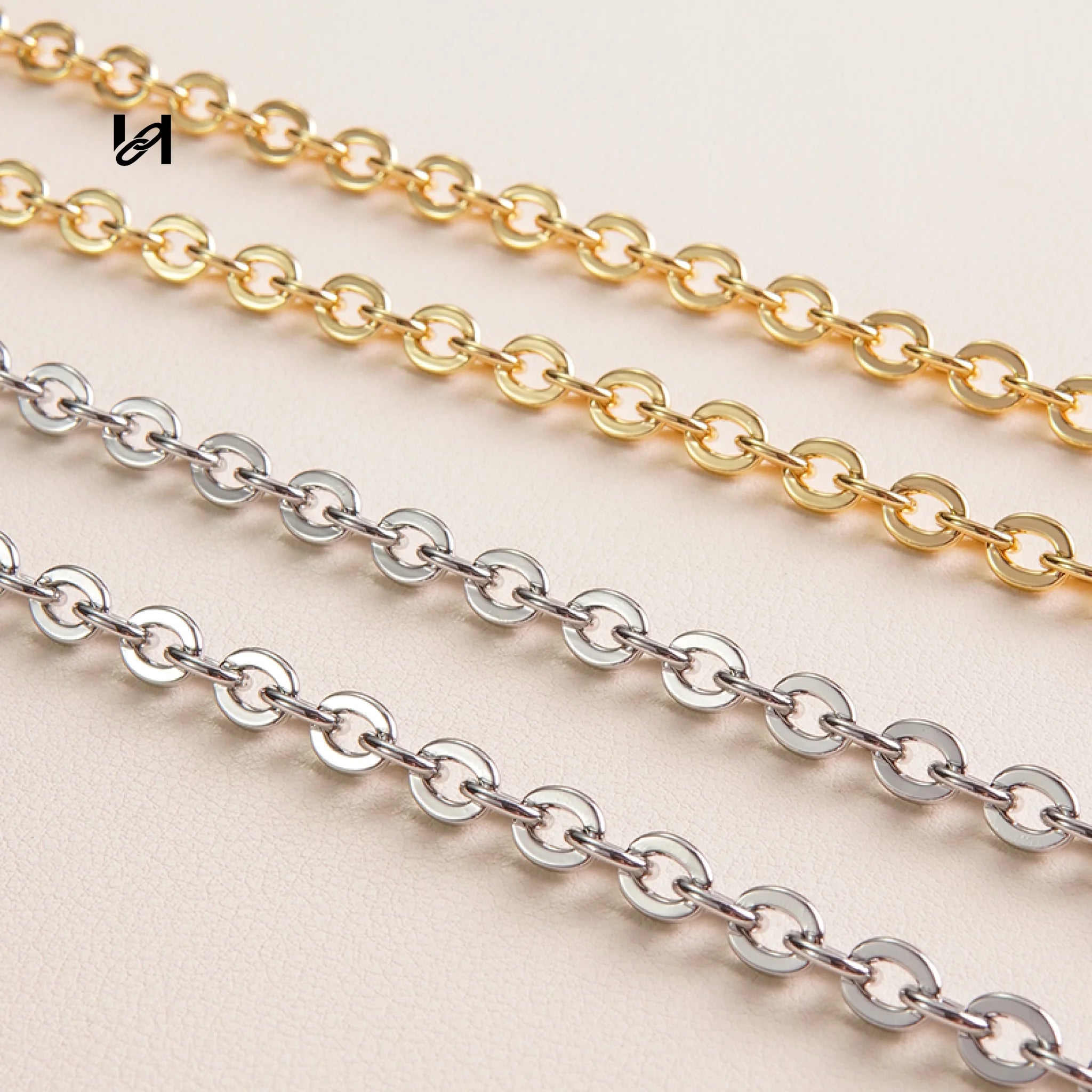 6mm Stainless Steel 3-in-1 Chain Strap for Bags