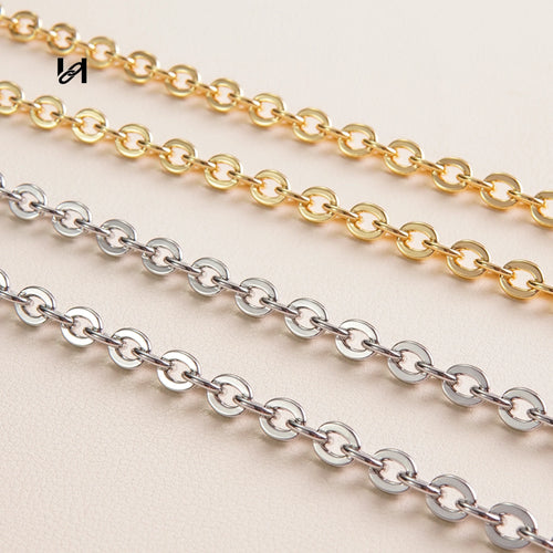 6mm Stainless Steel 3-in-1 Chain Strap for Bags