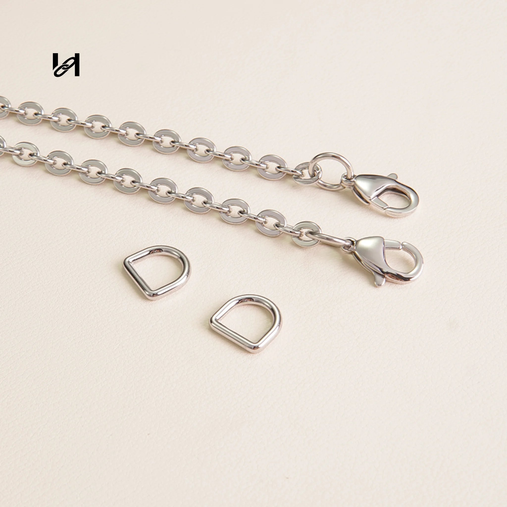 6mm Stainless Steel 3-in-1 Chain Strap for Bags