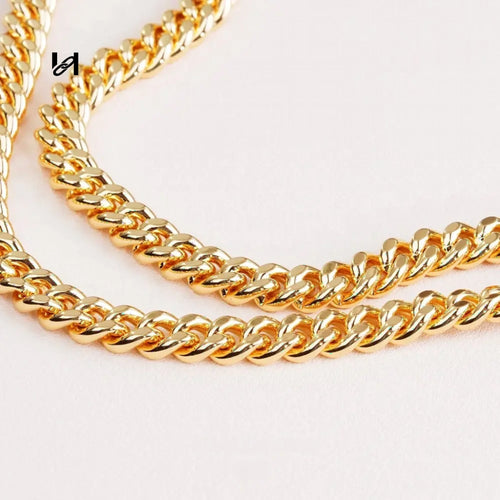 8MM Two Faceted diamond Chain - hardware
