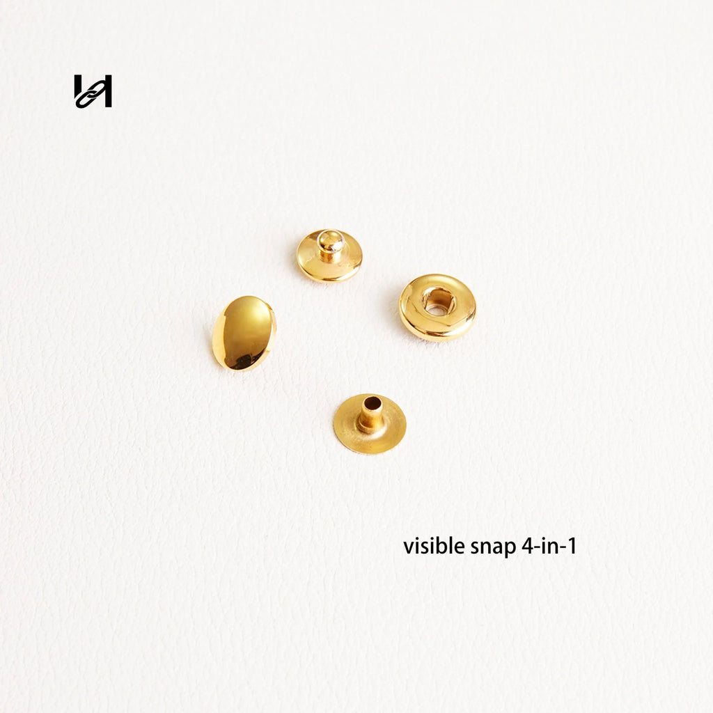 9.2mm Snap Button – Hidden & Visible Types for Bags & Leather Goods - hardware