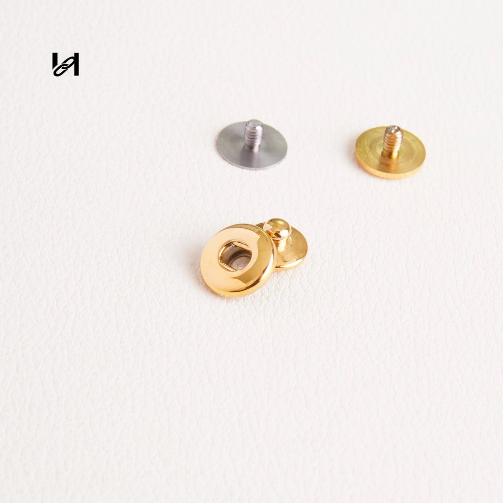 9.2mm Snap Button – Hidden & Visible Types for Bags & Leather Goods - hardware