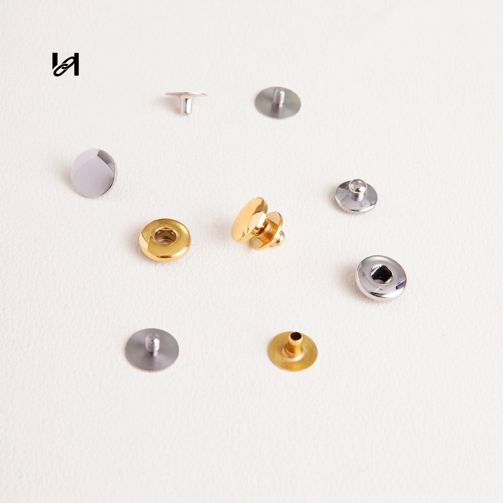 9.2mm Snap Button – Hidden & Visible Types for Bags & Leather Goods - hardware