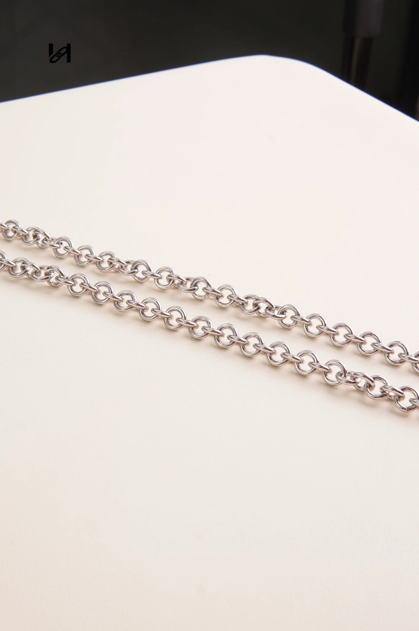 9mm hoodle shape chain - Chain Set / Gold - hardware