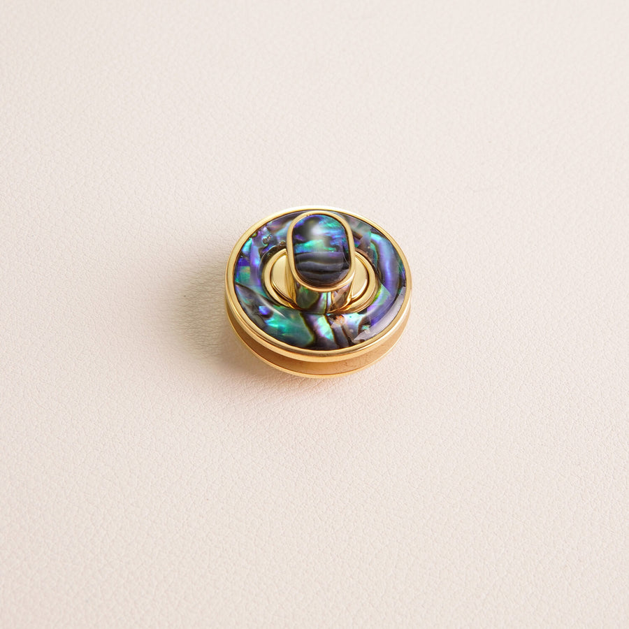 Round Nature Shell Turn Lock