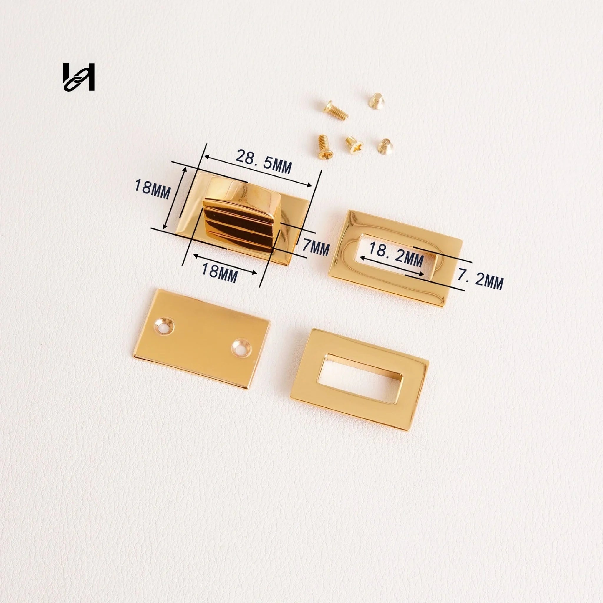 Arc-head Square Turn Lock - hardware