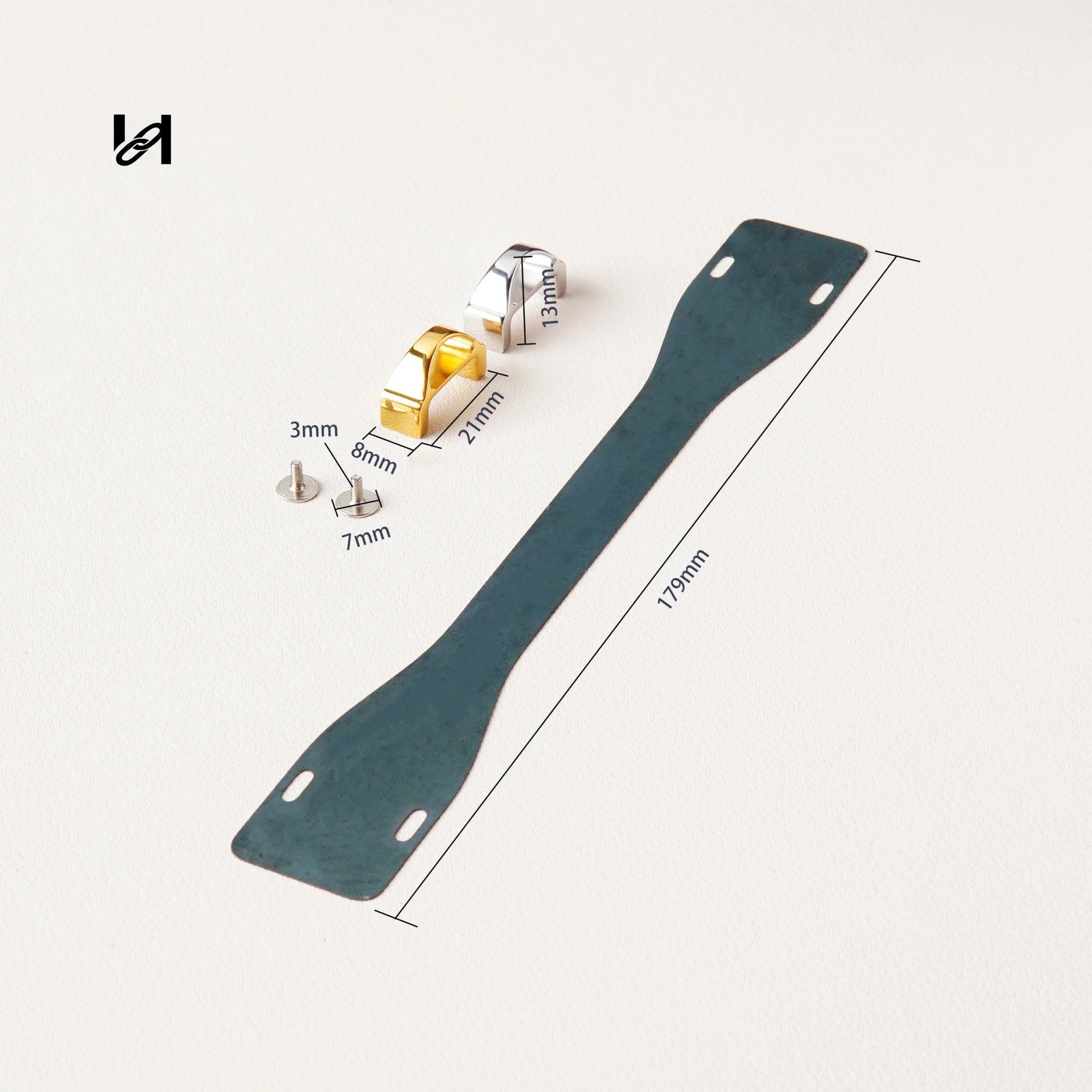 Arch Bridge Strap Connectors | Custom 316L Stainless Steel Bag Handle Hardware