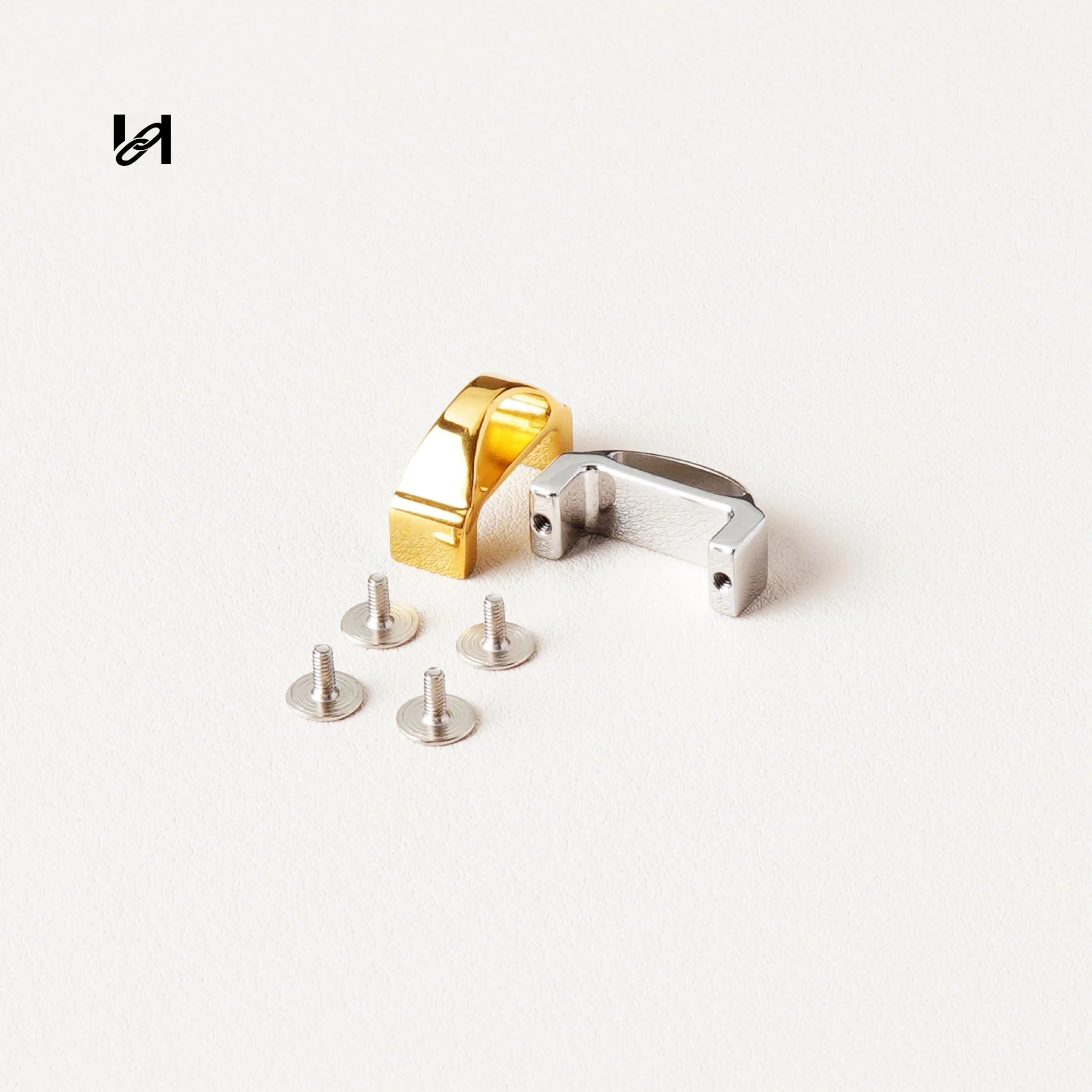 Arch Bridge Strap Connectors | Custom 316L Stainless Steel Bag Handle Hardware