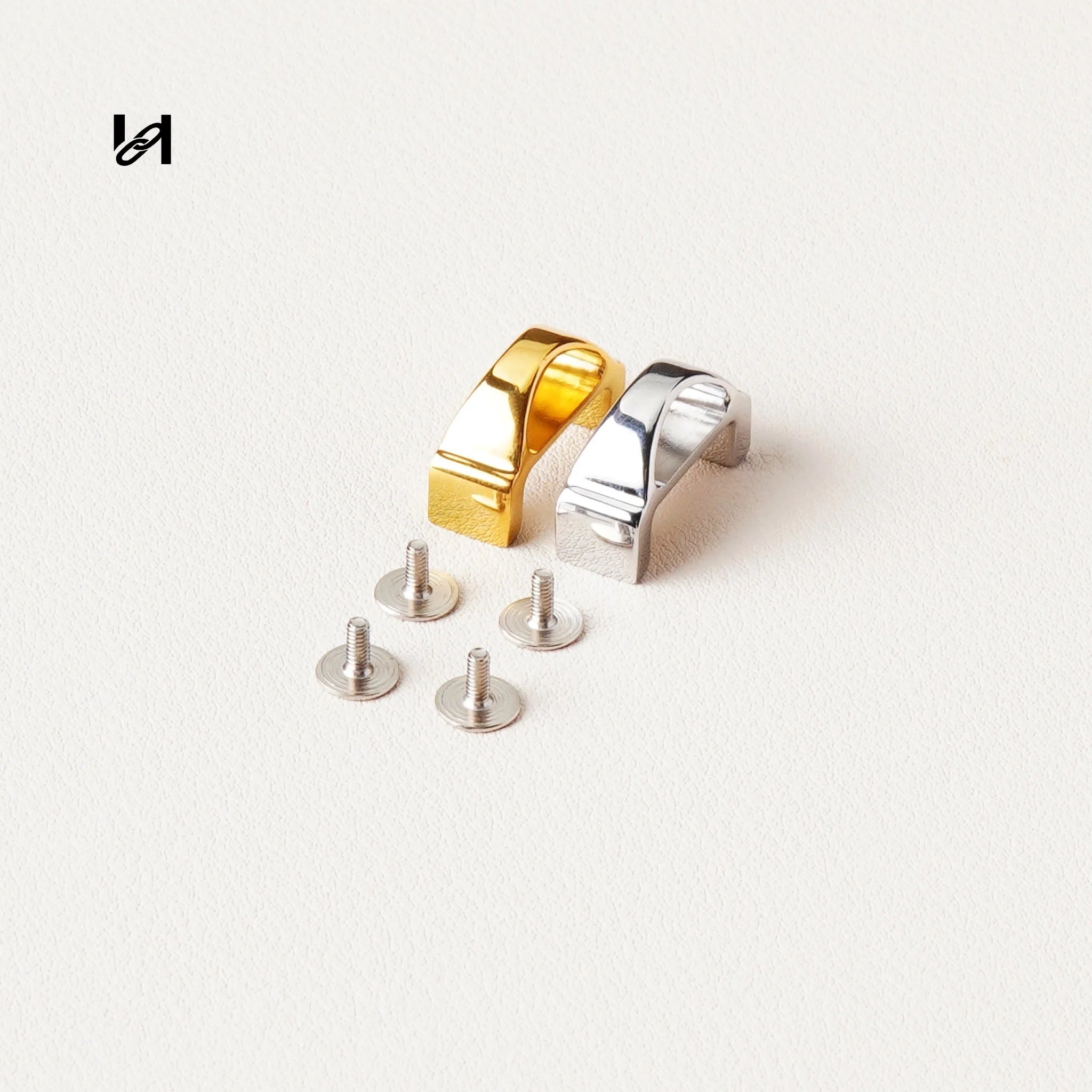 Arch Bridge Strap Connectors | Custom 316L Stainless Steel Bag Handle Hardware