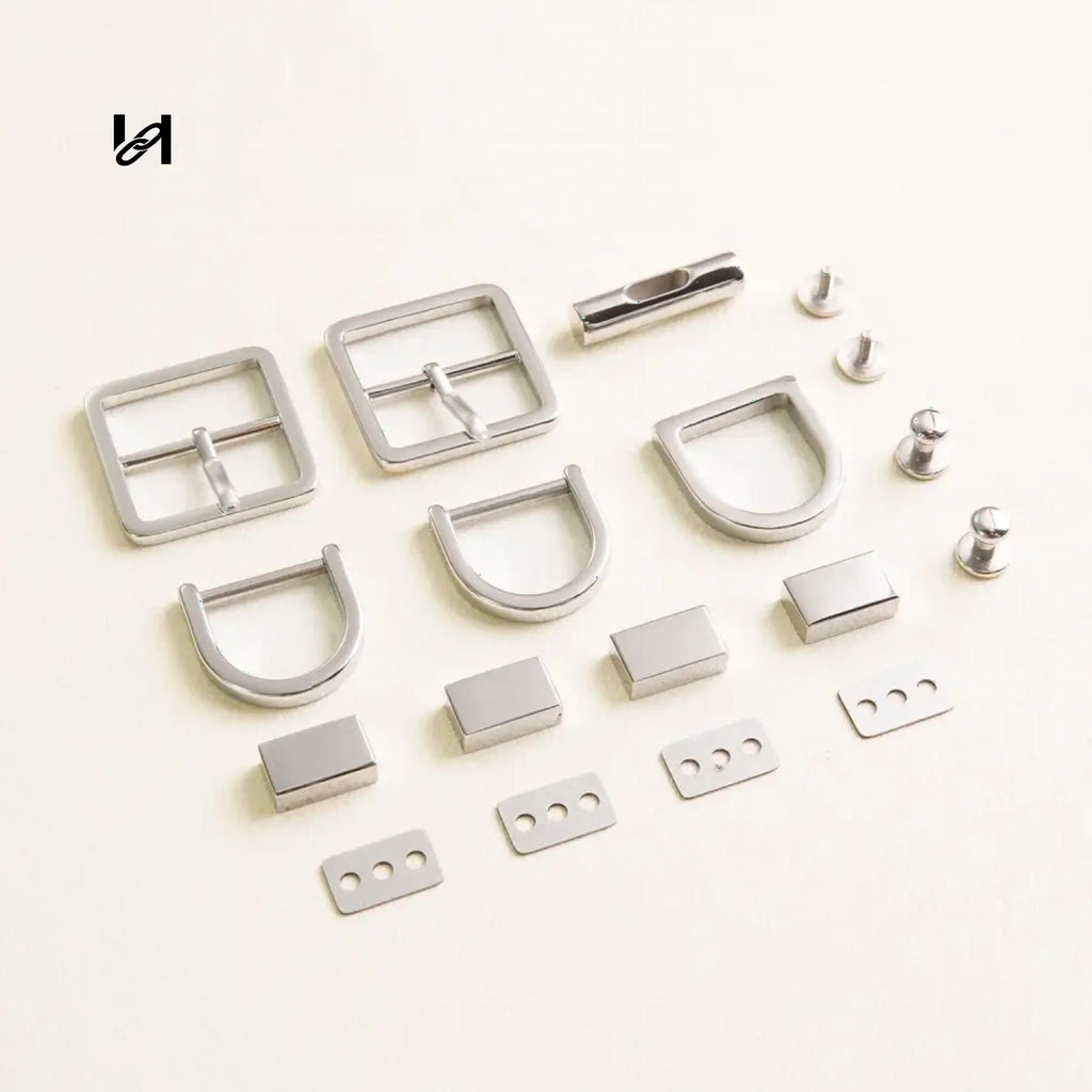 Bag Kit for Duffle bag - Silver - hardware