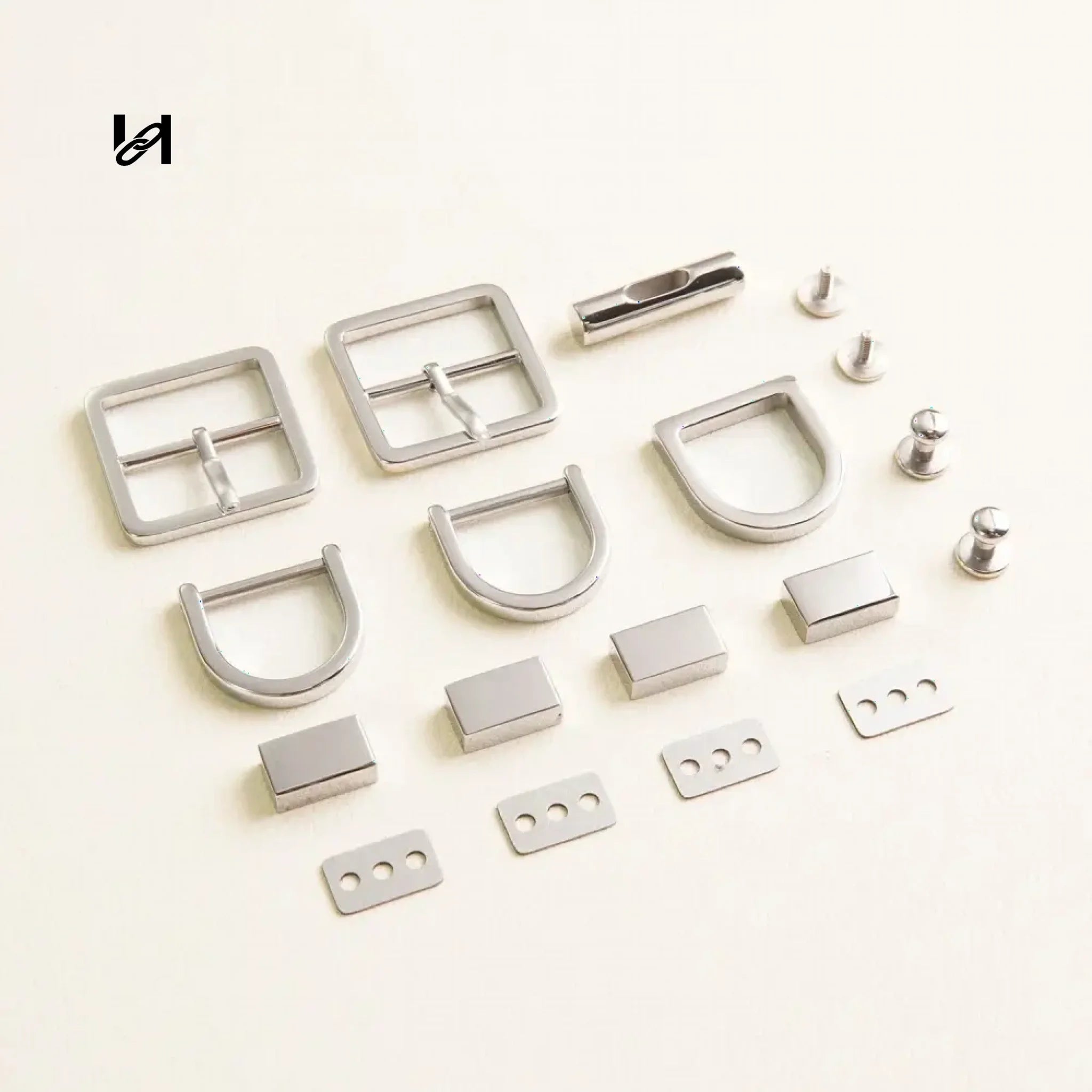 Bag Kit for Duffle bag - Silver - hardware