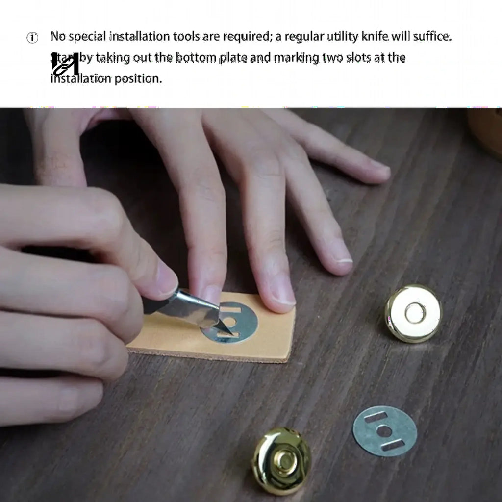 Round Magnetic Snap - hardware