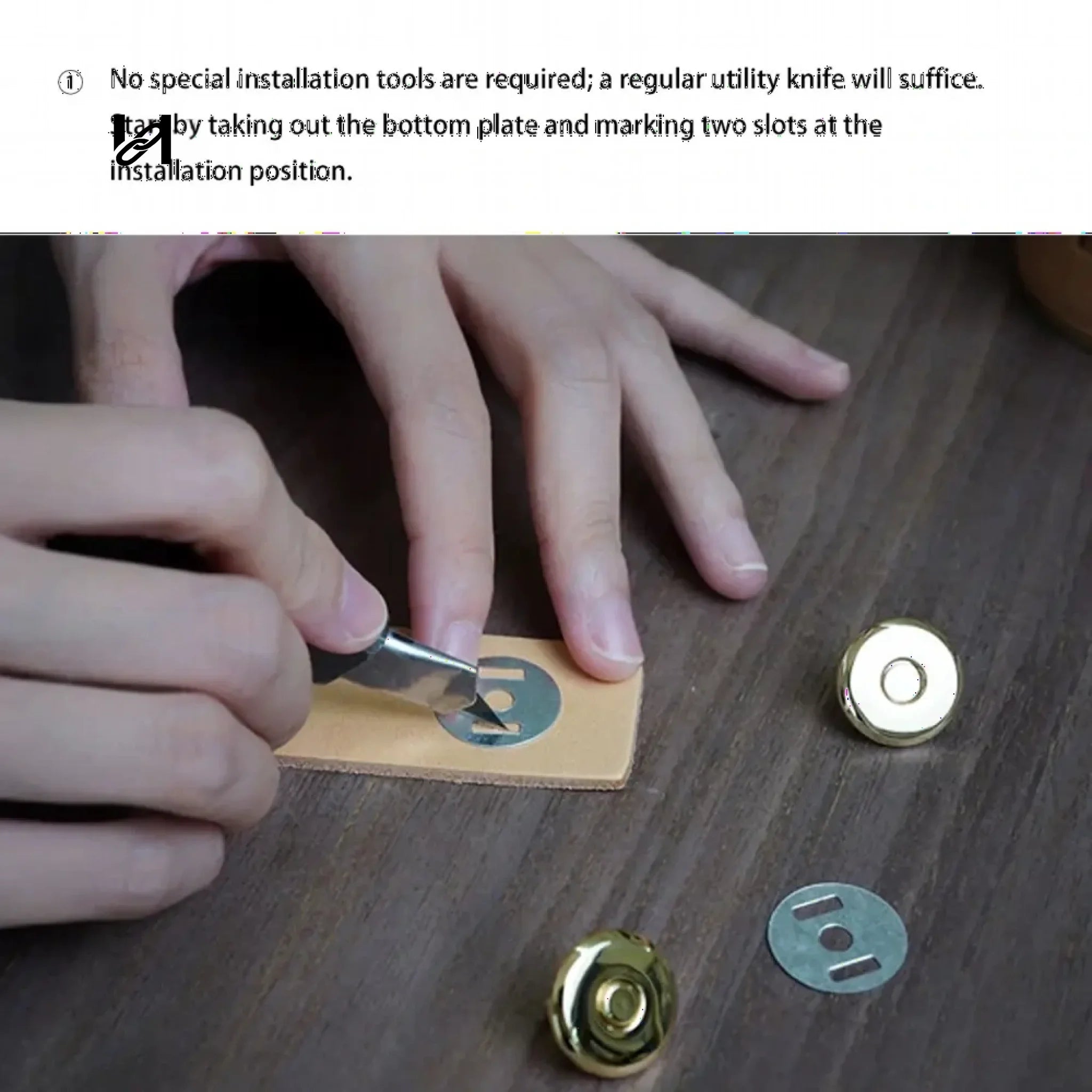 Round Magnetic Snap - hardware