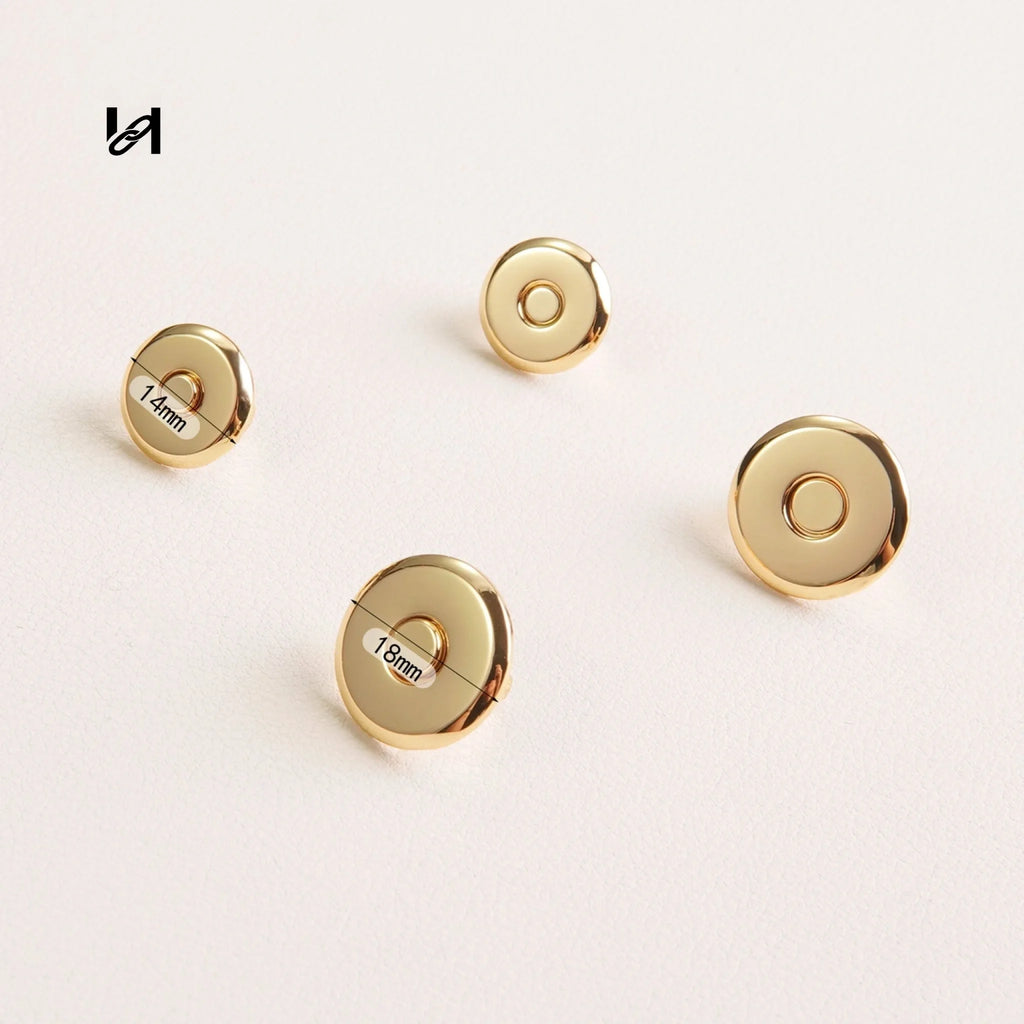 Best-Selling Brass Round Magnetic Snap – Custom Hardware for Bags & Leather Goods - hardware