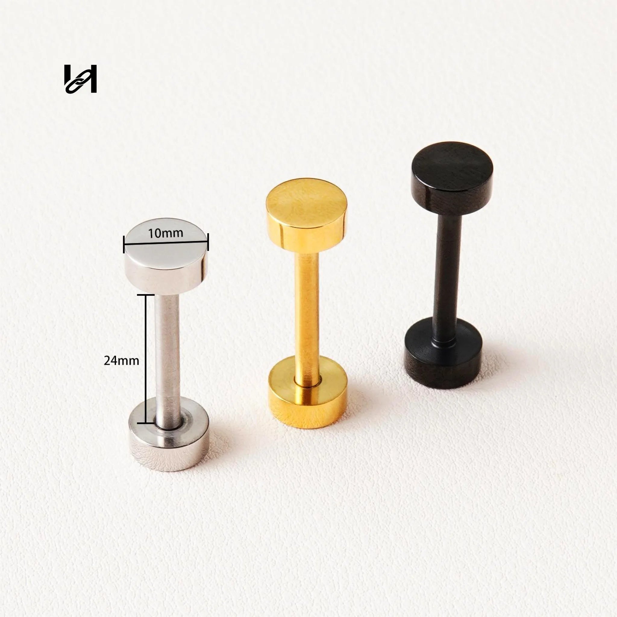 Best-Selling Flat Head Screws | Custom Stainless Steel Hardware for Bran - 24mm-10pcs / silver - hardware