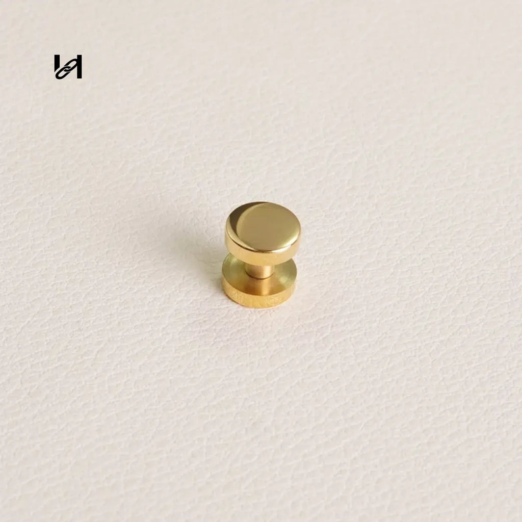 Flat Screw - 4mm-10pcs / gold - hardware