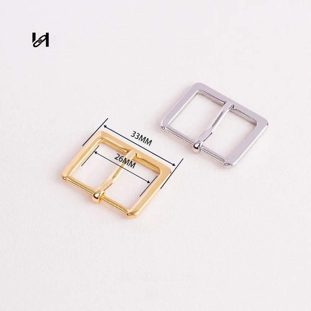 Mirror Stainless Steel Roller Buckle - 26mm / silver - hardware