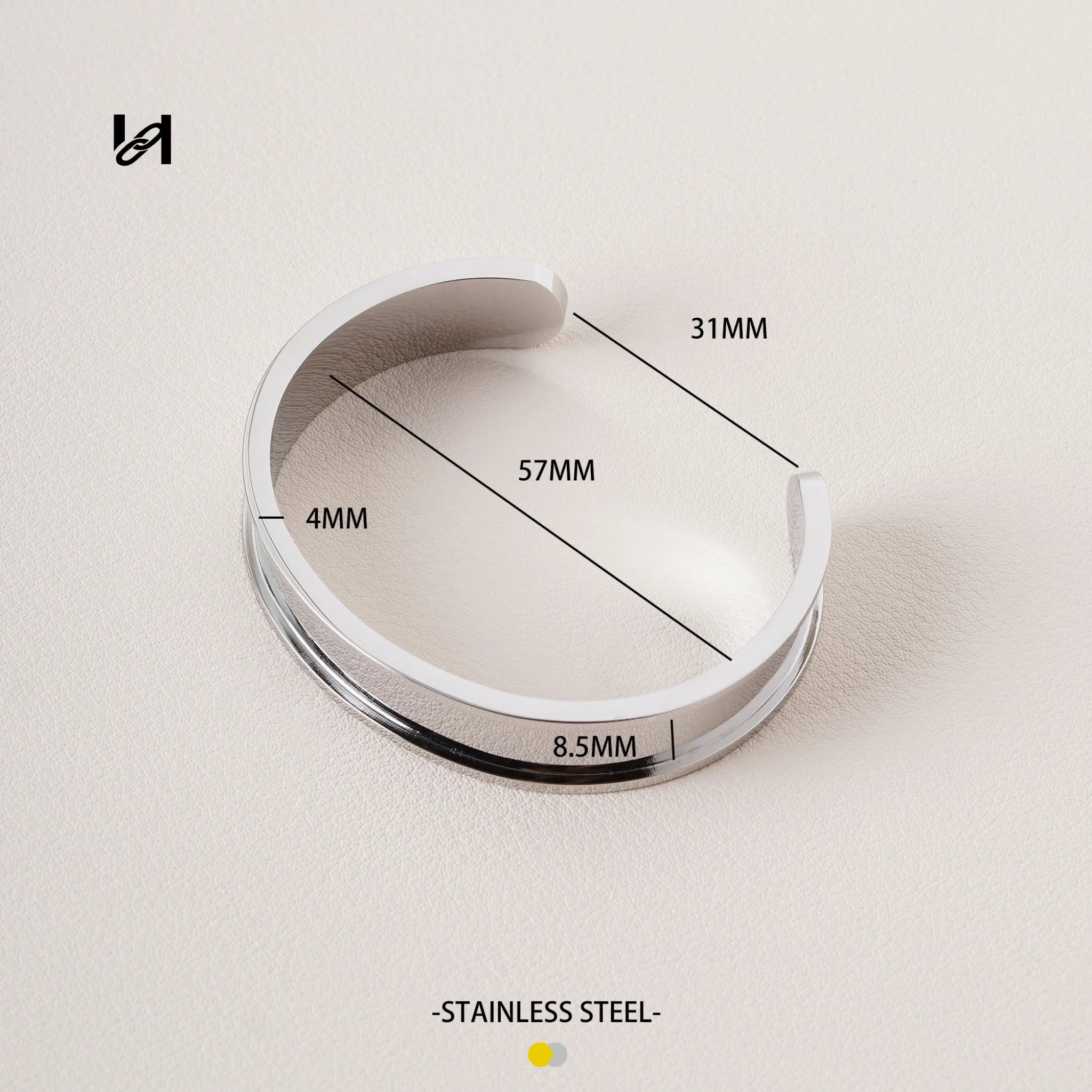 Best-Selling Stainless Steel C-Shaped Open Bracelet Bases – Custom Jewelry for Brands - hardware
