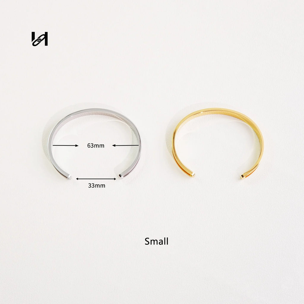 Best-Selling Stainless Steel C-Shaped Open Bracelet Bases – Custom Jewelry for Brands - Silver / Small-1pcs - hardware