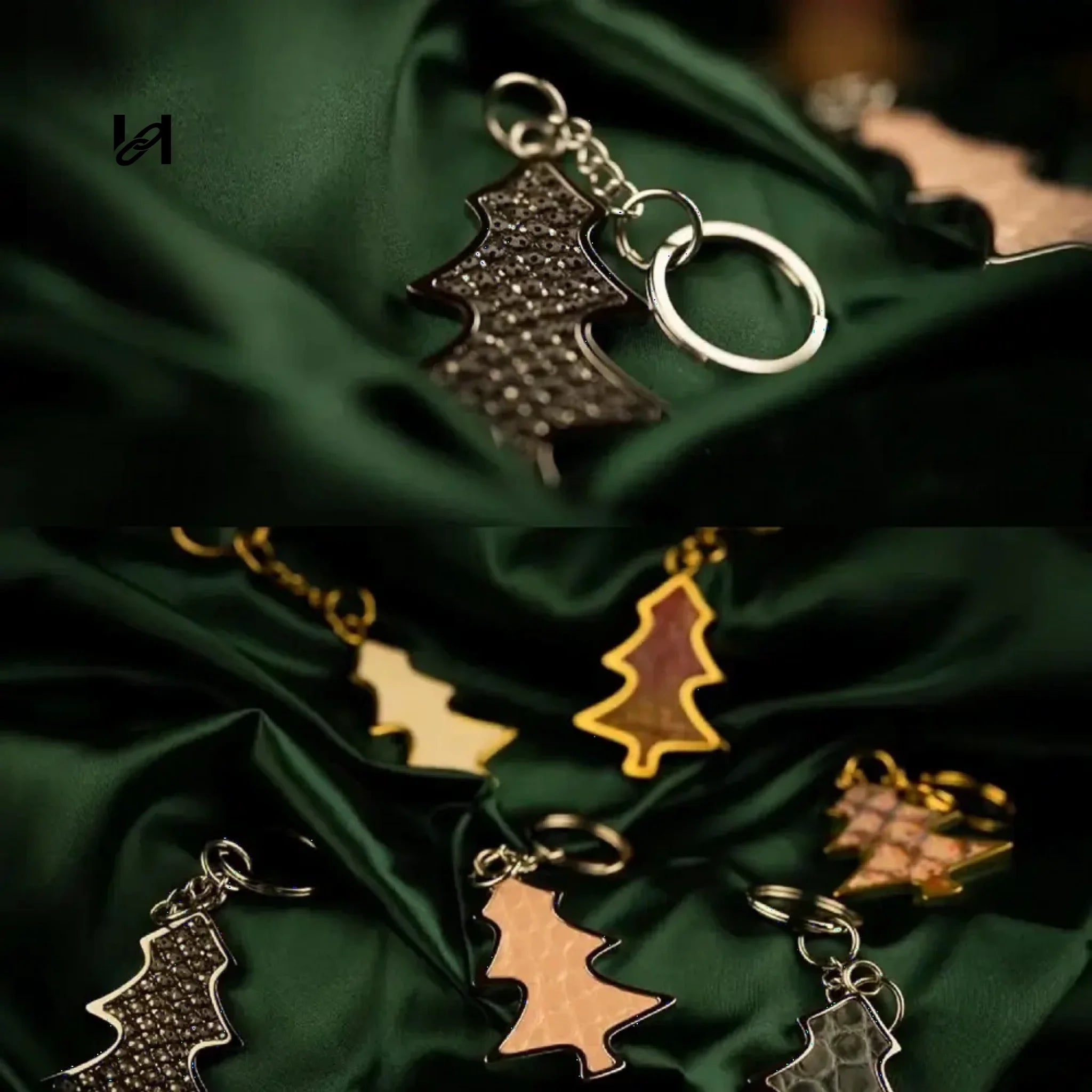 Christmas tree key ring - hardware