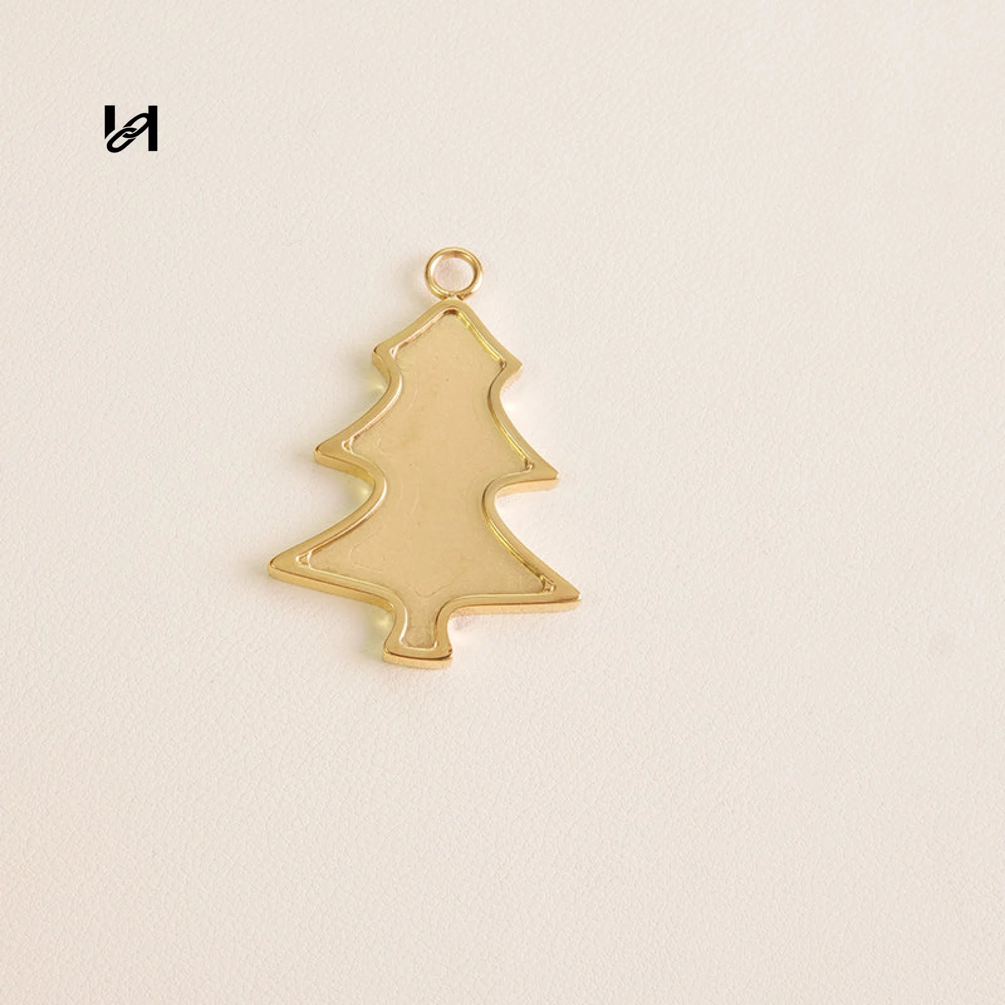 Best-Selling Stainless Steel Christmas Bag Charm Sets – Custom Holiday Accessories for Bags & Brands - Tree Patt / Gold