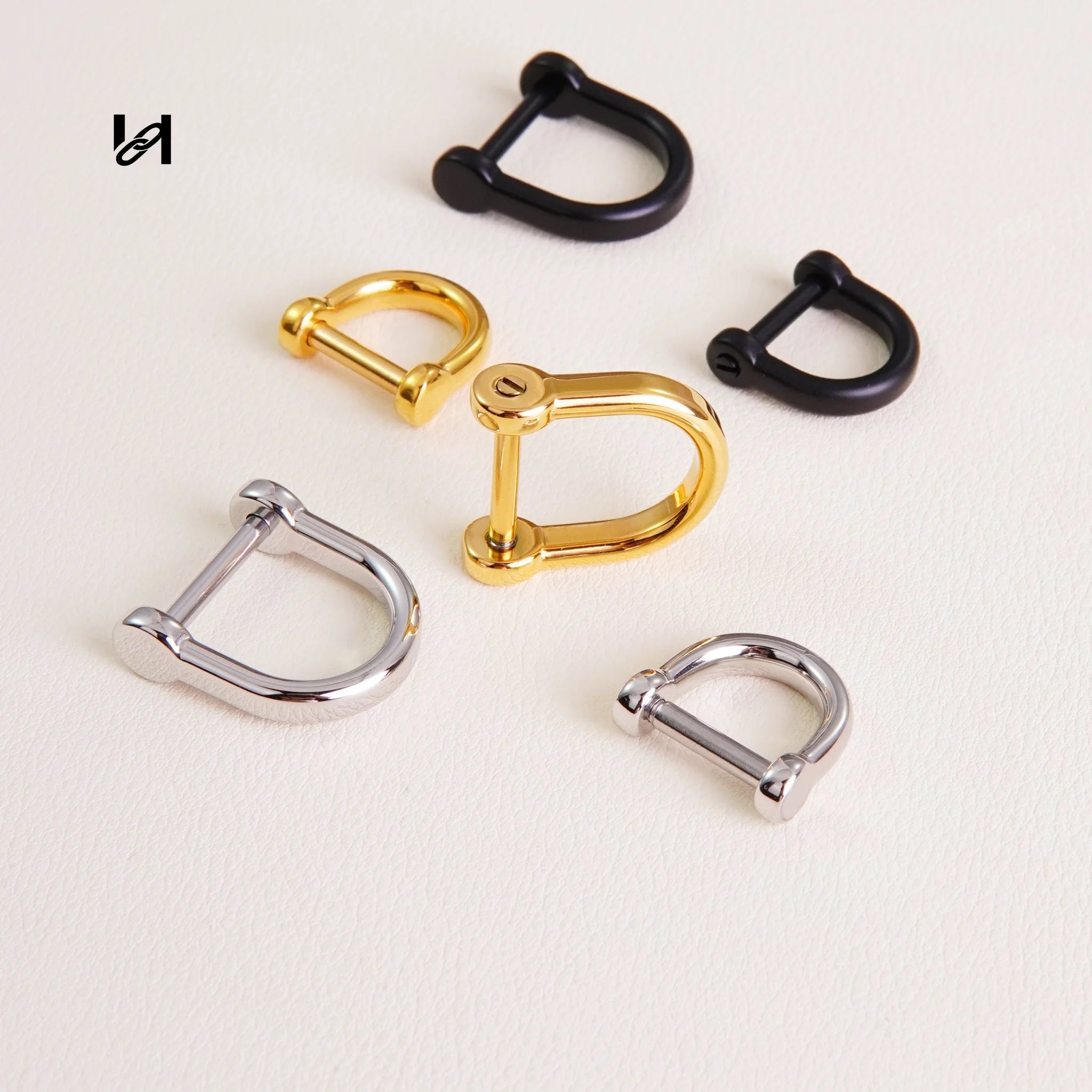 Best-Selling Stainless Steel D-Rings with Screw Pin – Custom Hardware for Bags & Leather Goods