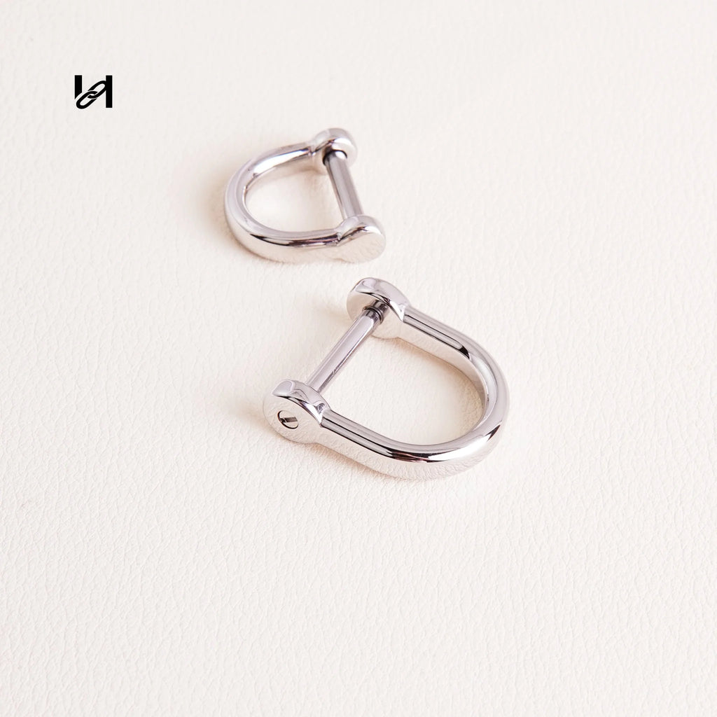 Best-Selling Stainless Steel D-Rings with Screw Pin – Custom Hardware for Bags & Leather Goods
