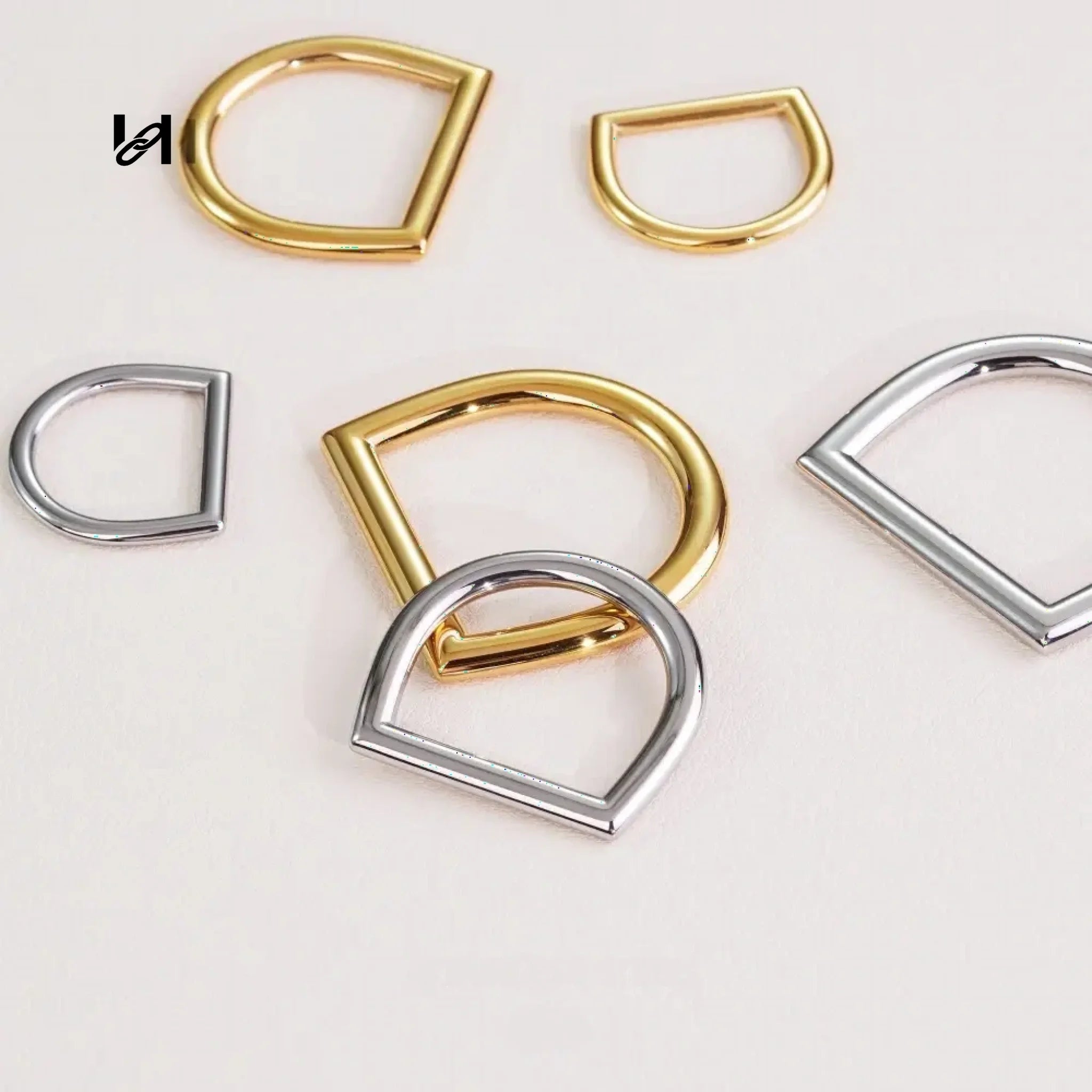 Stainless Steel Flat Wire D Ring - hardware
