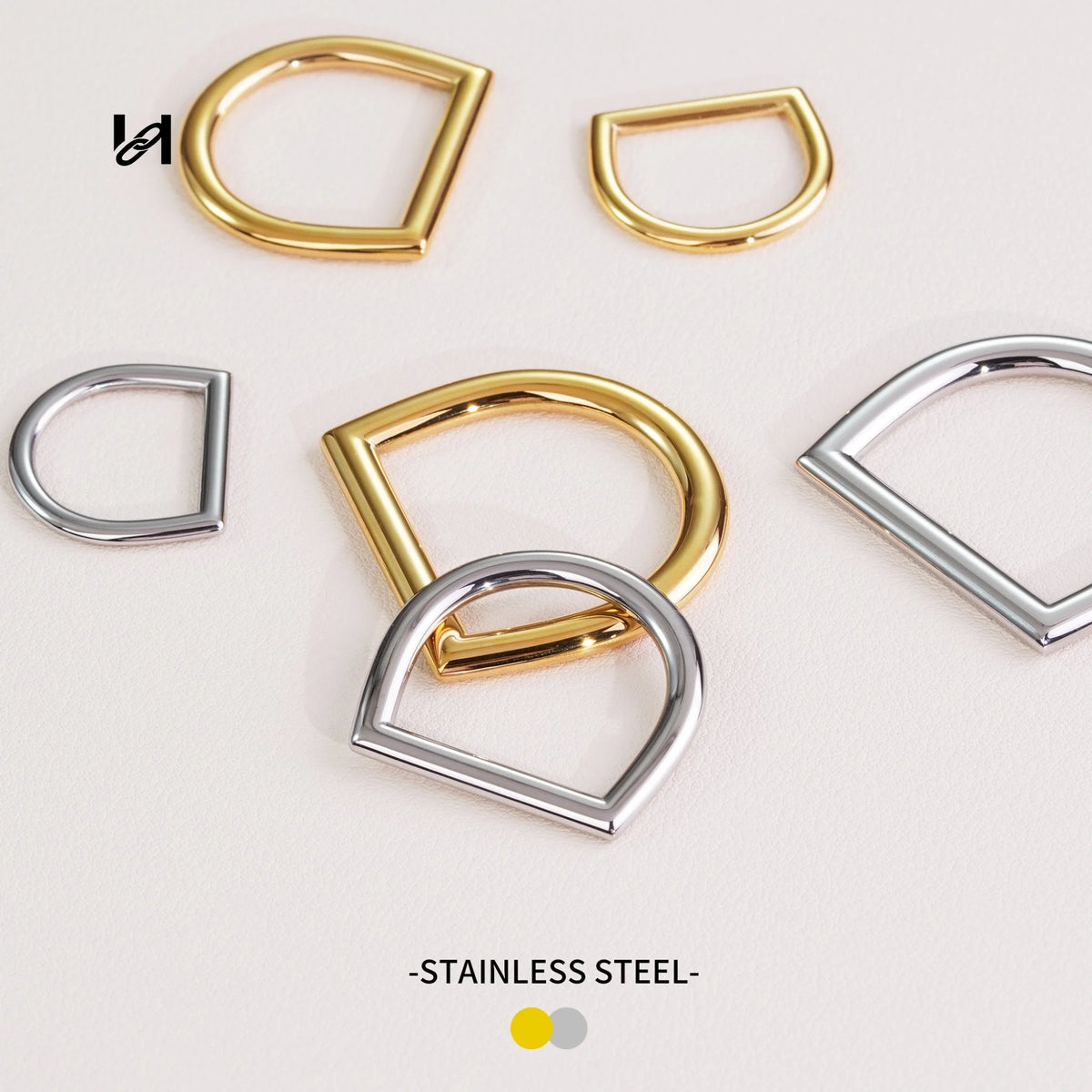Best-Selling Stainless Steel Flat Wire D Rings – Custom Hardware for Bags & Leather Goods