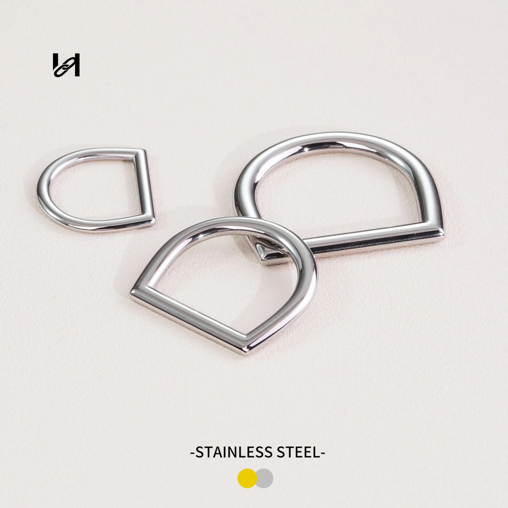 Best-Selling Stainless Steel Flat Wire D Rings – Custom Hardware for Bags & Leather Goods
