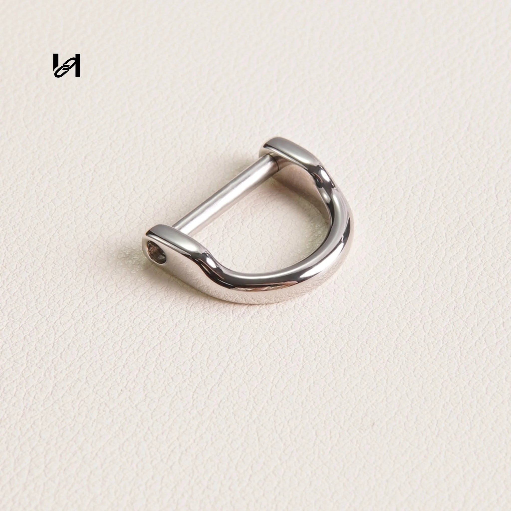 Best-Selling Stainless Steel Horseshoe D-Rings with Screw Pin – Custom Hardware for Bags & Leather Goods - hardware