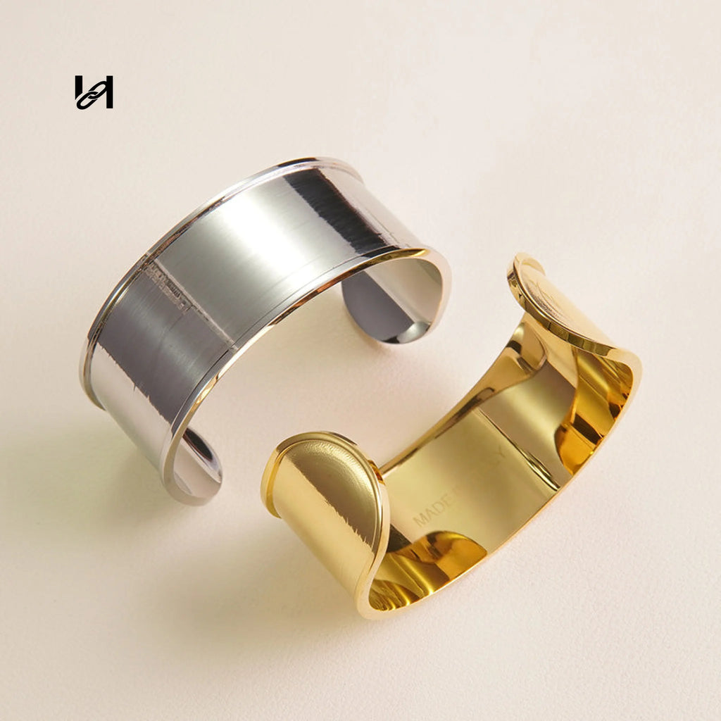 Best-Selling Stainless Steel Leather Inlay Bracelets – Custom Jewelry for Brandsags & Leather Goods