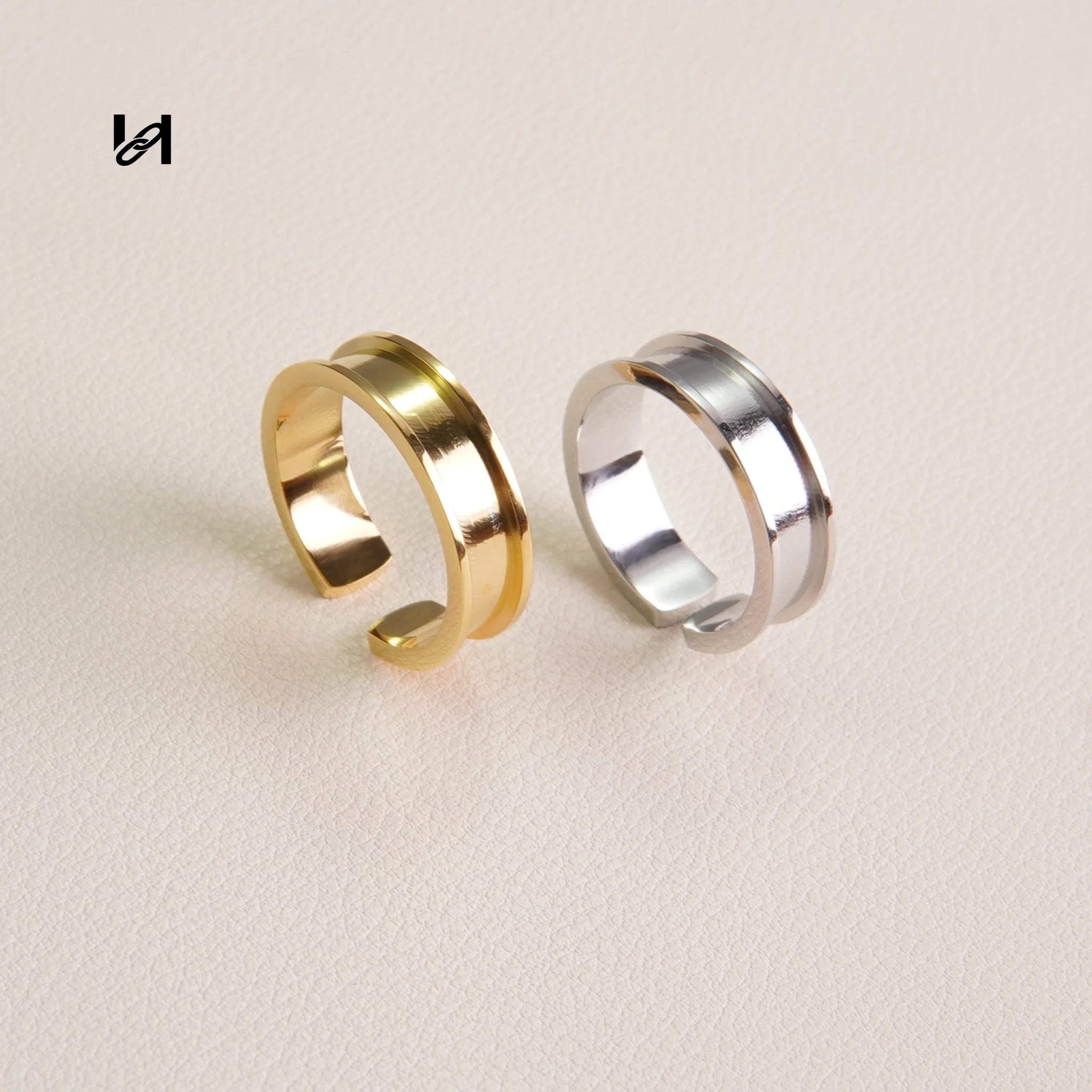 Best-Selling Stainless Steel Open Rings – Adjustable Minimalist Jewelry for Everyday Wear - hardware