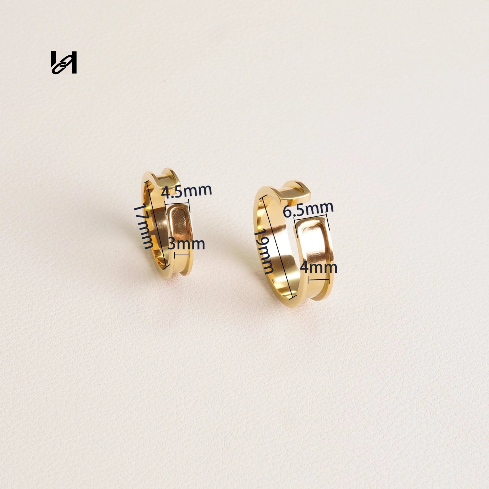 Best-Selling Stainless Steel Open Rings – Adjustable Minimalist Jewelry for Everyday Wear - hardware
