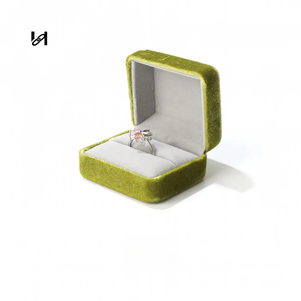 Open Ring - Ring box -Light green - hardware