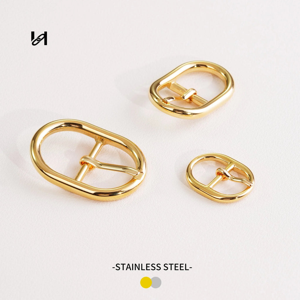 Best-Selling Stainless Steel Round Pin Buckles – Custom Hardware for Bags Belts & Leather Goods - hardware