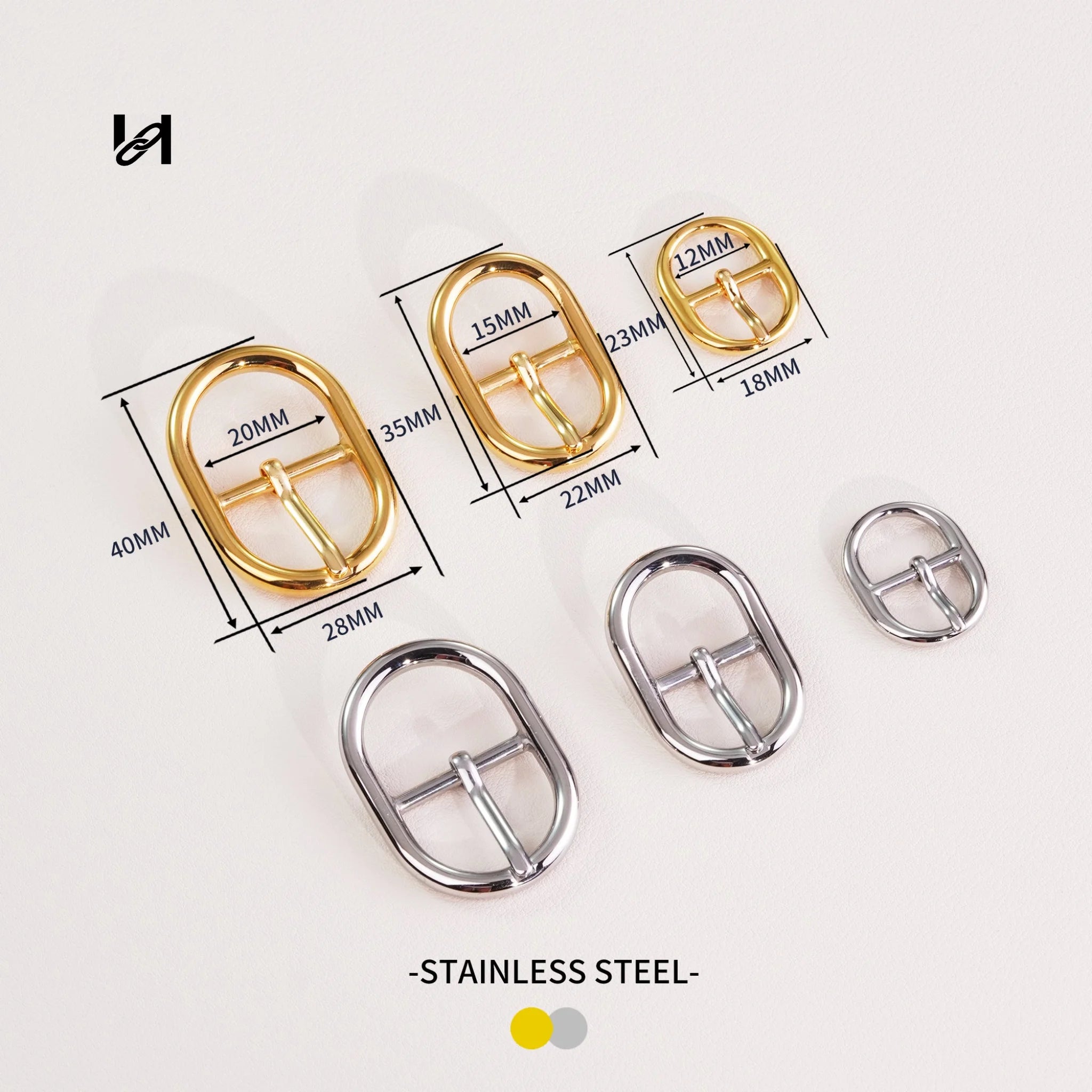 Best-Selling Stainless Steel Round Pin Buckles – Custom Hardware for Bags Belts & Leather Goods - hardware