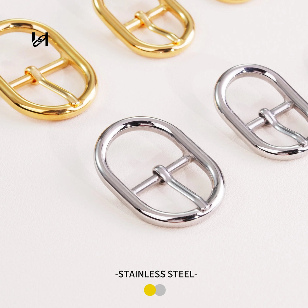 Best-Selling Stainless Steel Round Pin Buckles – Custom Hardware for Bags Belts & Leather Goods - hardware