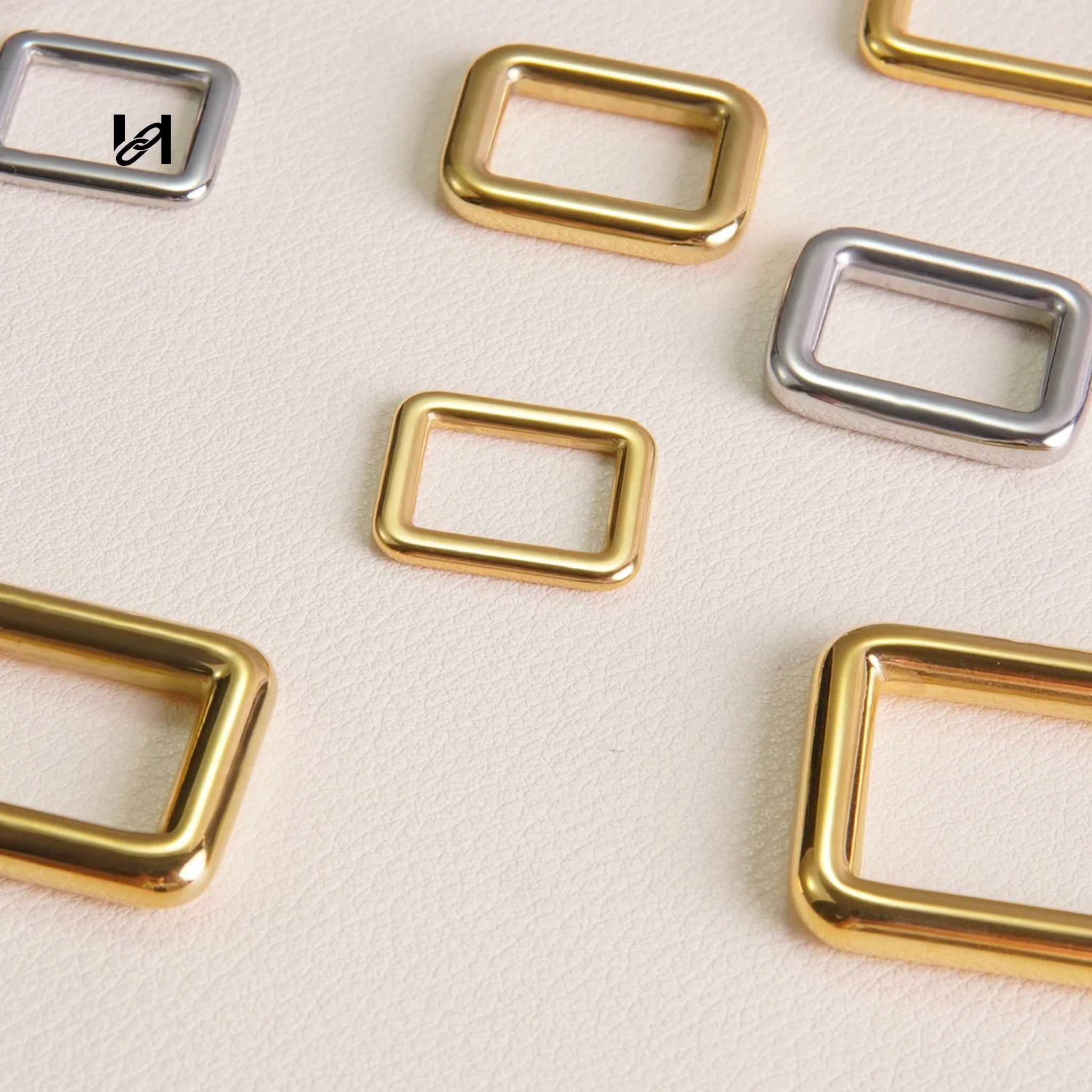 Best-Selling Stainless Steel Square Rings – Custom Hardware for Bags & Leather Goods - hardware