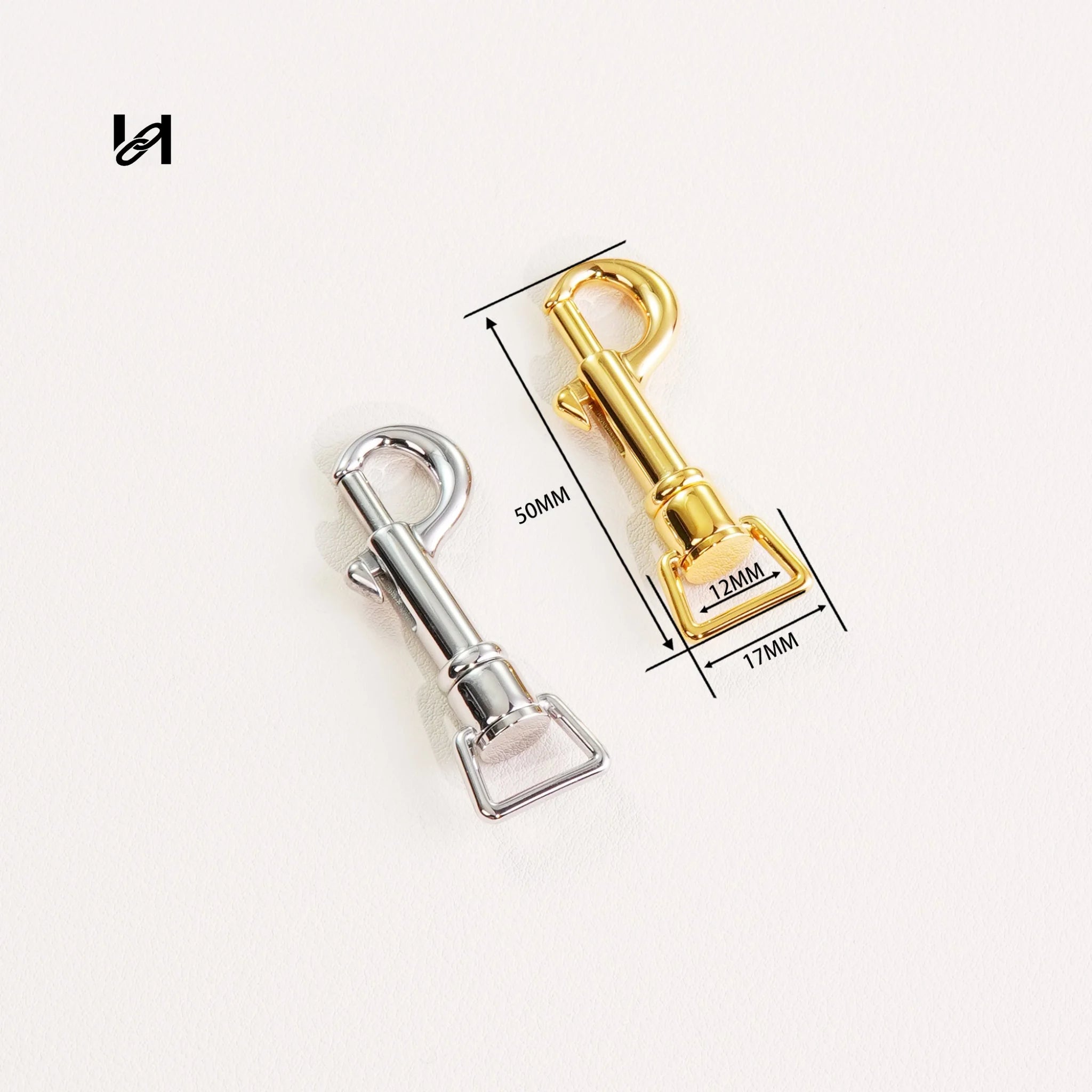 Best-Selling Stainless Steel Swivel Hooks – Custom Hardware for Luggage Bags & Accessories - Silver / 12mm - hardware