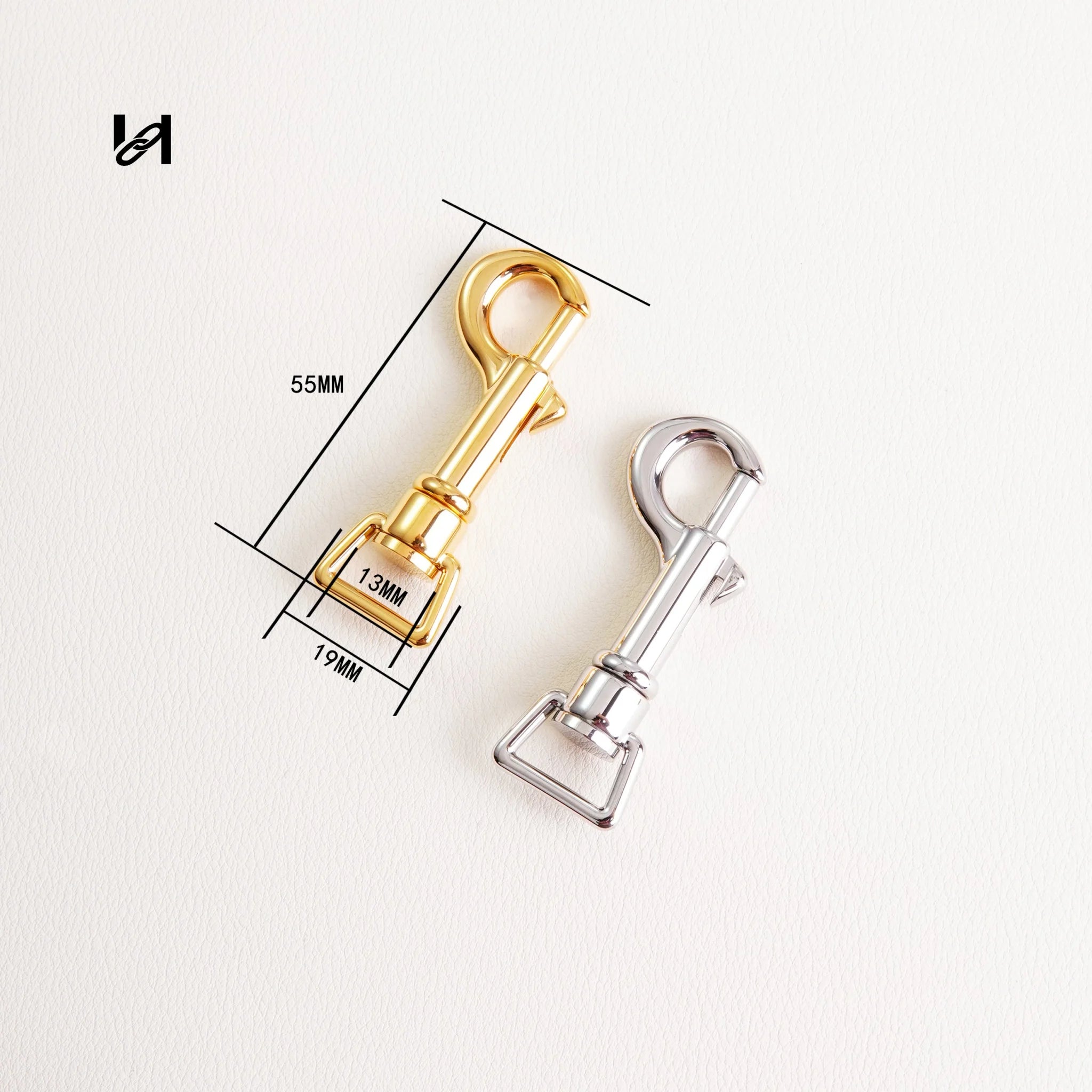 Best-Selling Stainless Steel Swivel Hooks – Custom Hardware for Luggage Bags & Accessories - Gold / 13mm - hardware