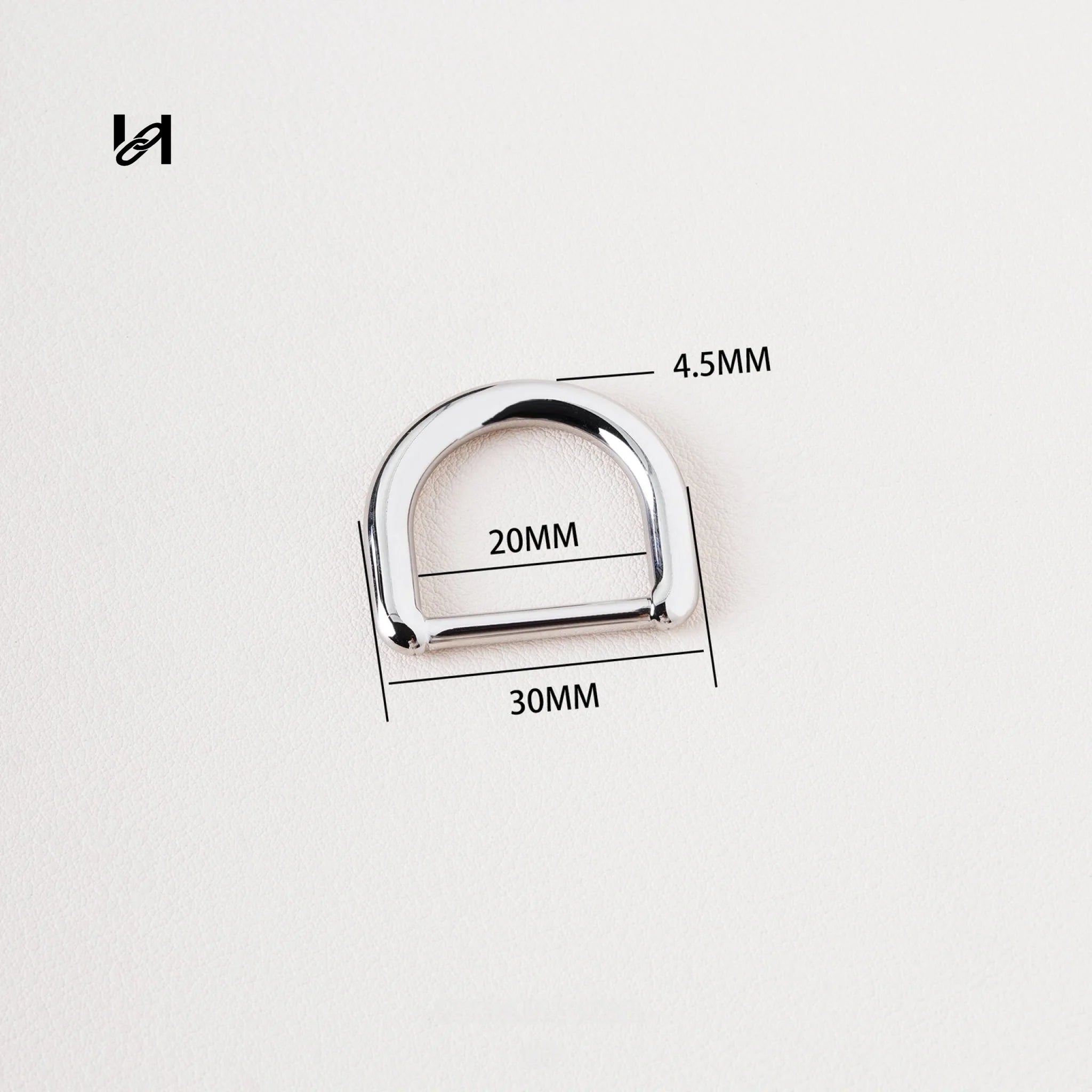 Stainless steel Fat D-Ring - hardware