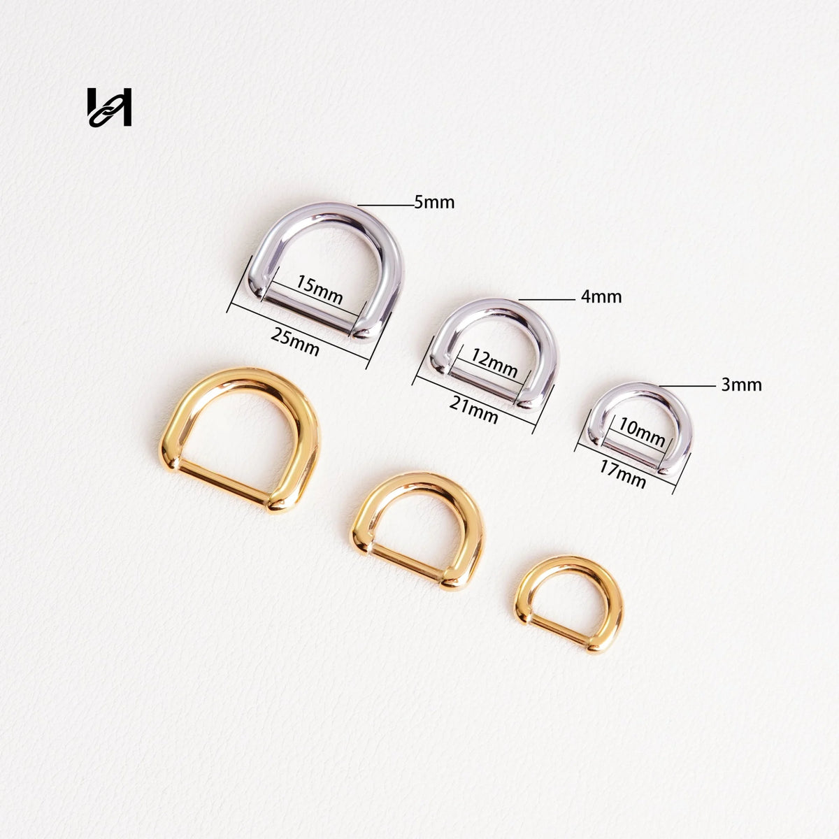 Best-Selling Stainless Steel Thick D-Rings – Custom Hardware for Bags & Leather Goods - hardware