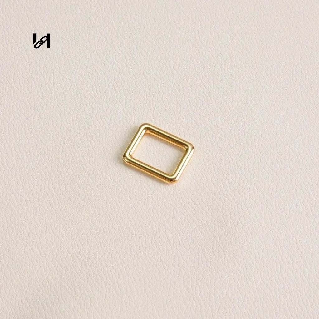 Square Ring - 12mm / gold - hardware