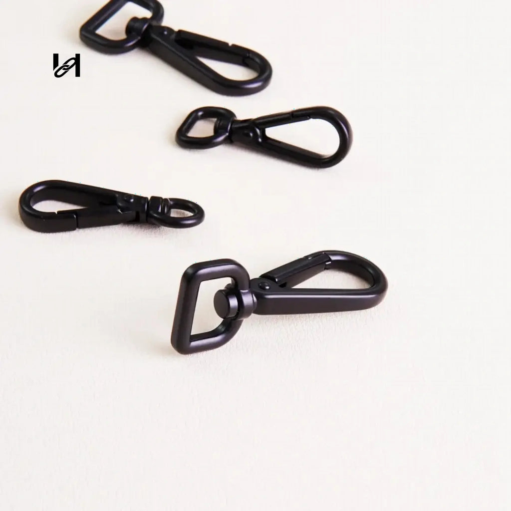 Black SWIVEL HOOK DIY SEWING HARDWARE CRAFT-2 - 19MM - hardware