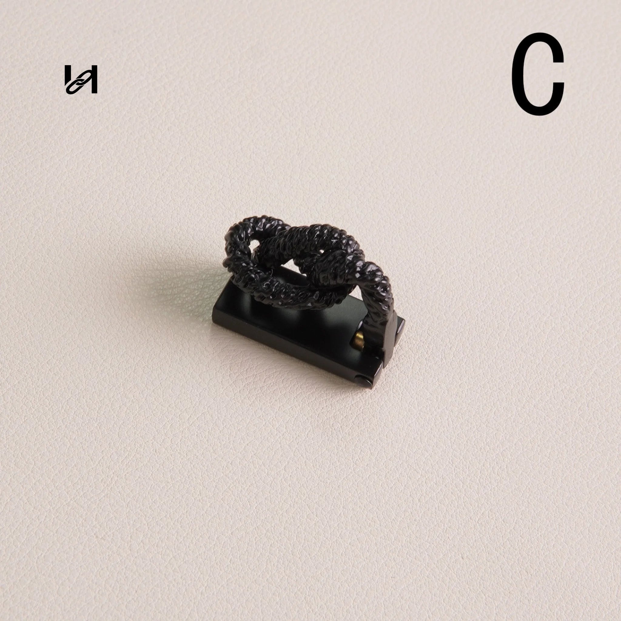Brass Black Bag lock - Lock-C - hardware