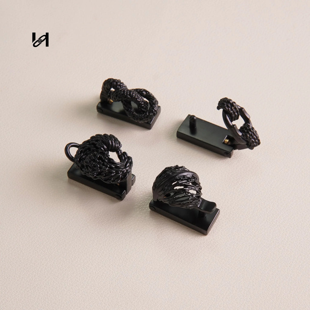 Brass Black Bag lock - hardware