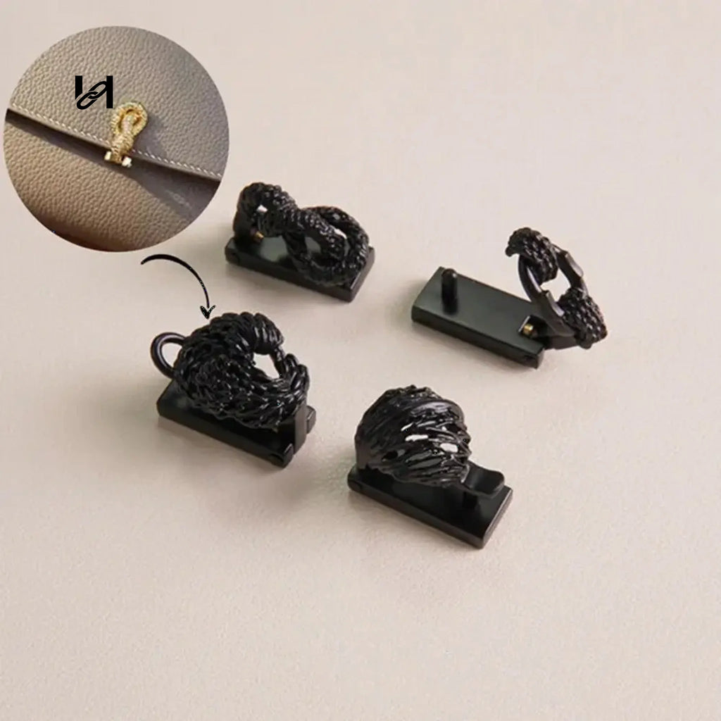 Brass Black Bag lock - hardware