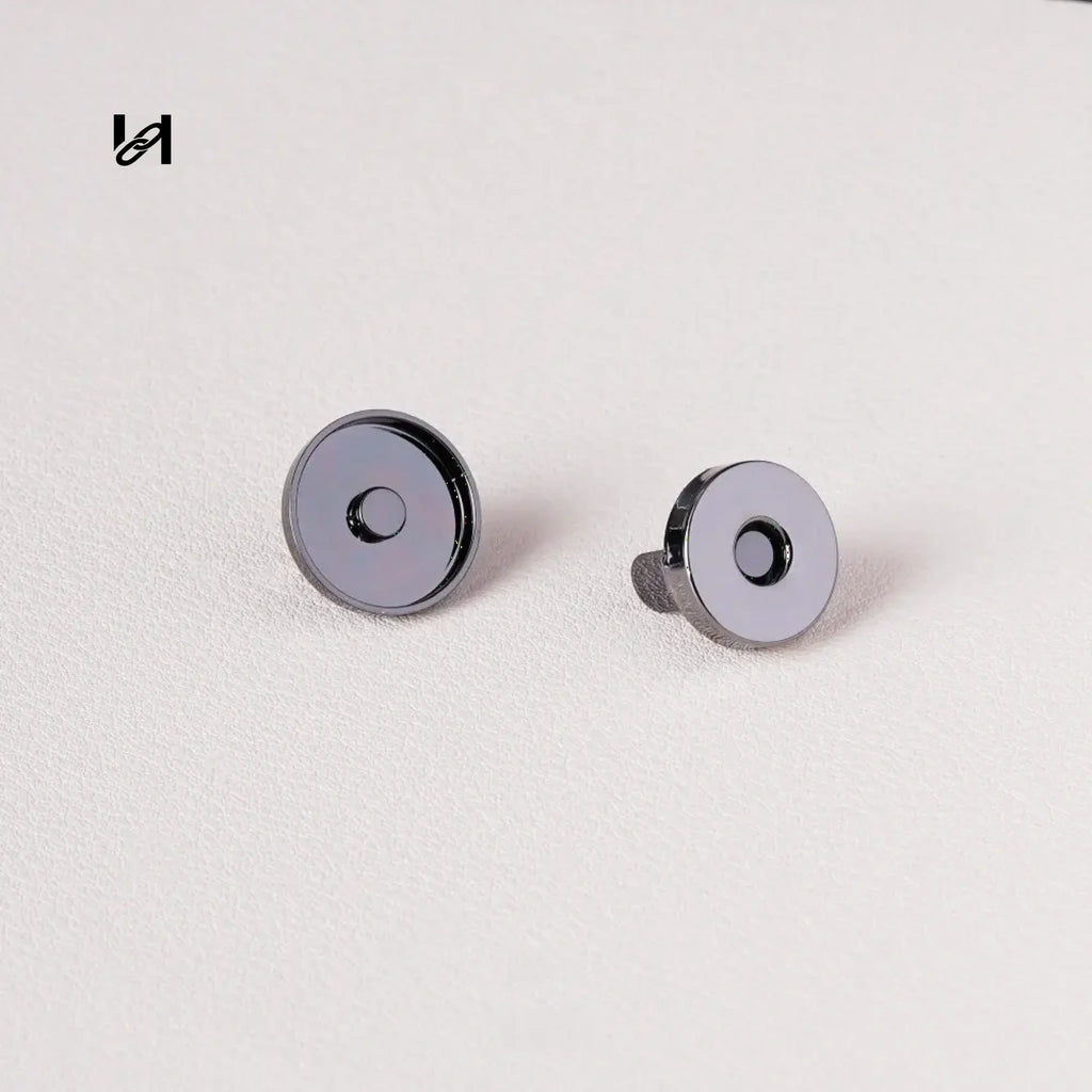 Cap Magnetic snap - Black / 14mm-1pcs - hardware