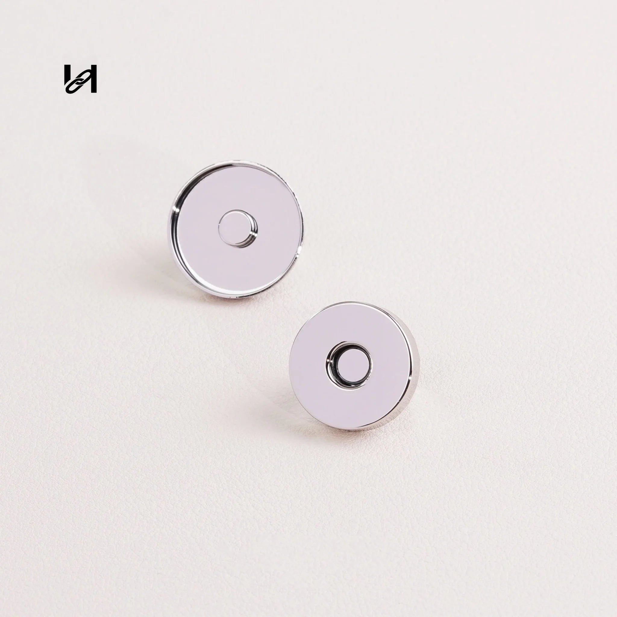 Brass Cap Magnetic Snap for Bags & Leather Goods - hardware